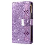 Til Samsung Galaxy A24 4G (162.1 x 77.6 x 8.3mm) Etui Pung Stjernehimmel Udskåret Lædercover