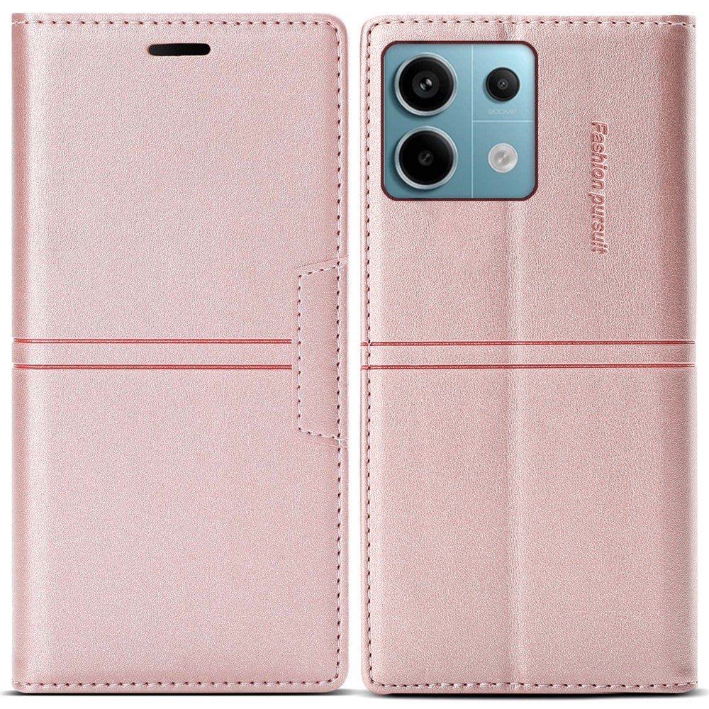 For Xiaomi Redmi Note 13 5G Case Magnetic Auto Closing PU Leather Phone Wallet Cover