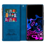 Color Splicing Case for Xiaomi Redmi Note 13 5G Phone Cover Zipper Pocket Wallet Shell