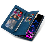 Color Splicing Case for Xiaomi Redmi Note 13 5G Phone Cover Zipper Pocket Wallet Shell