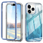 Til iPhone 11 Pro Max PC+TPU-etui med fjerner med gradientmønster og stødsikker bagside