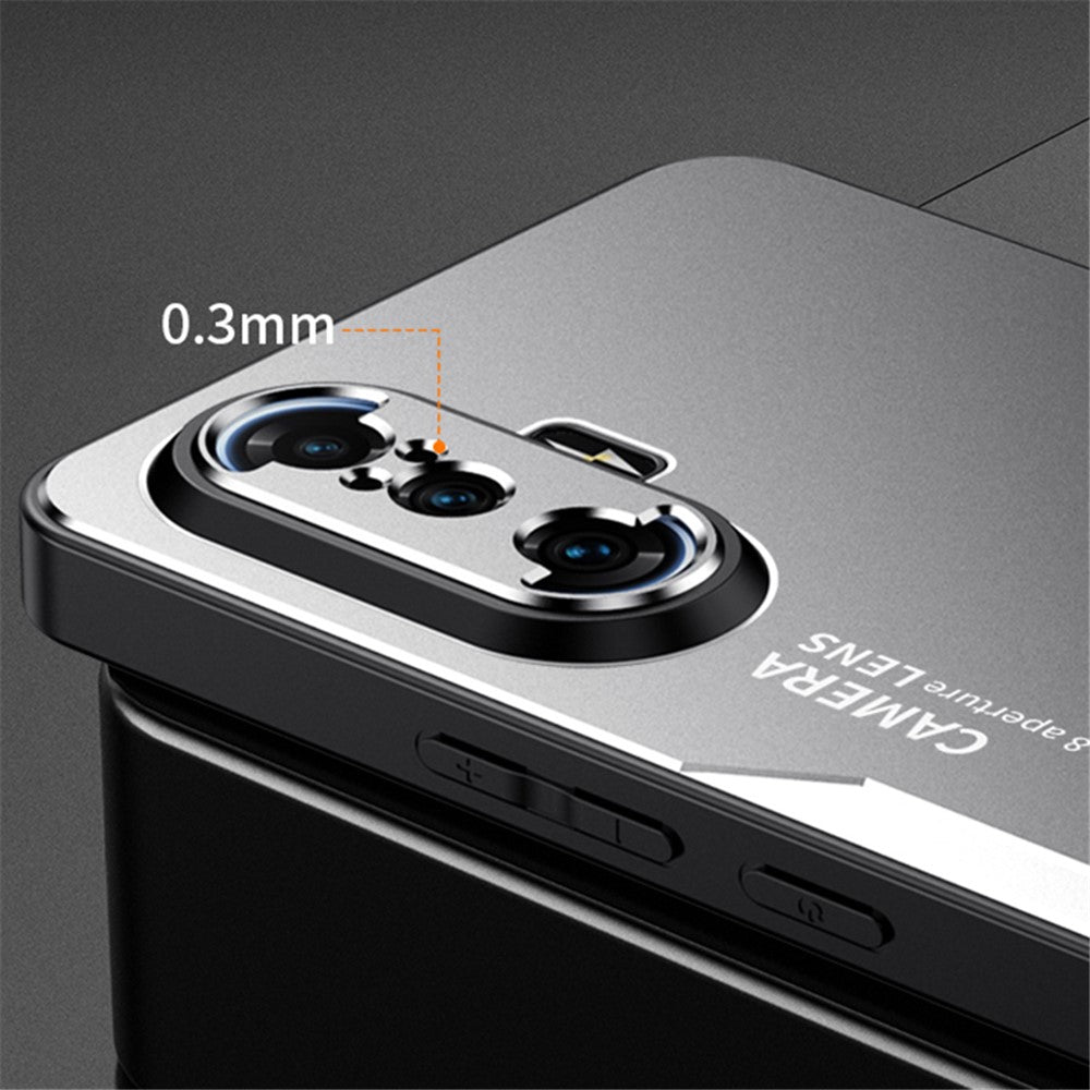 For Xiaomi Redmi K40 Gaming Case Aluminium Alloy+PC+TPU Matte Phone Cover