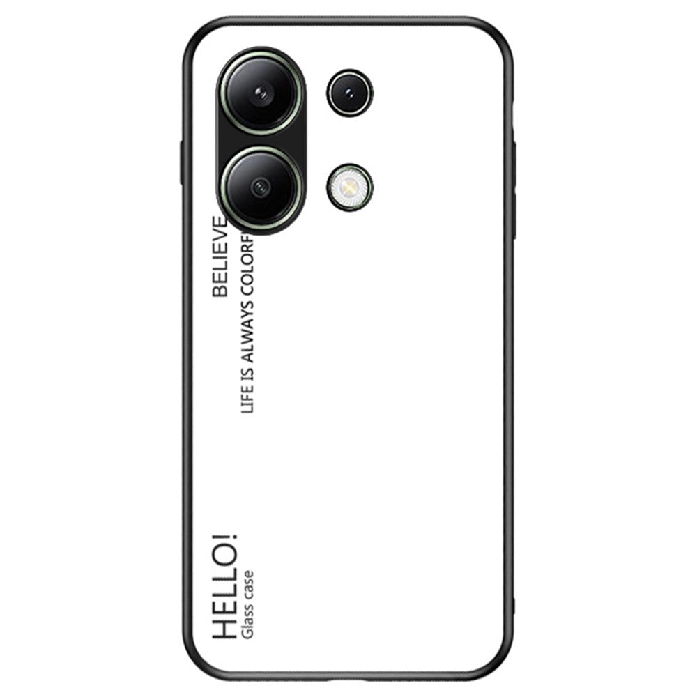 Xiaomi Redmi Note 13 4G Stötsäkert Härdat Glasskal Reptåligt Mobilskal