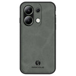 ANNYOJO För Xiaomi Redmi Note 13 4G Skal Läder+PC+TPU Stötdämpande mobilskal