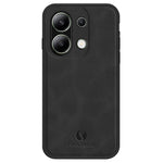 ANNYOJO För Xiaomi Redmi Note 13 4G Skal Läder+PC+TPU Stötdämpande mobilskal