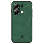 ANNYOJO För Xiaomi Redmi Note 13 4G Skal Läder+PC+TPU Stötdämpande mobilskal