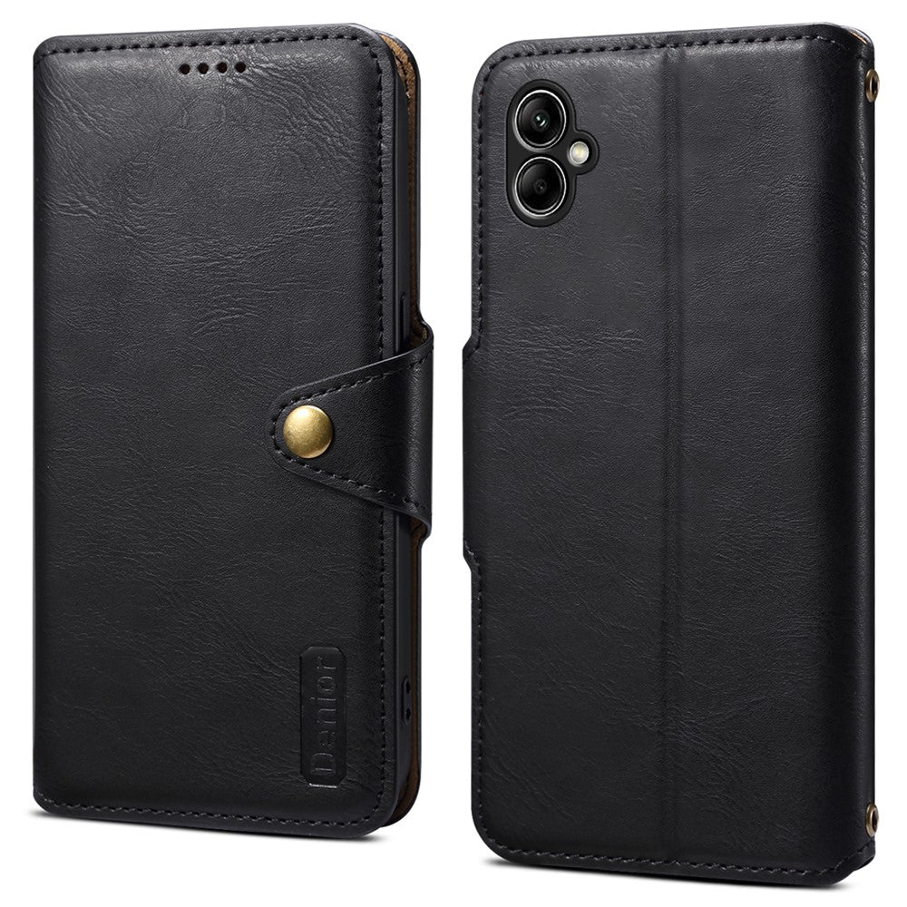 DENIOR Til Samsung Galaxy A05 4G Cover, Stødabsorberende Telefoncover i Koskindstekstur