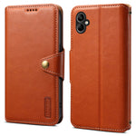 DENIOR Til Samsung Galaxy A05 4G Cover, Stødabsorberende Telefoncover i Koskindstekstur