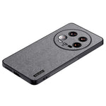 Xiaomi 14 Ultra-skal med PU-läderbeläggning av PC+TPU och trästruktur.