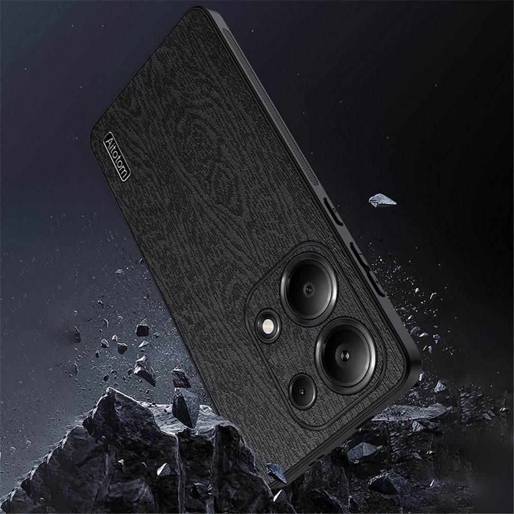 For Xiaomi Redmi Note 13 Pro 4G / Poco M6 Pro 4G Case Wood Texture Shockproof Phone Guard Cover