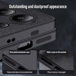 For Xiaomi Redmi Note 13 4G Case Wood Texture Leather Coated PC+TPU Phone Cover
