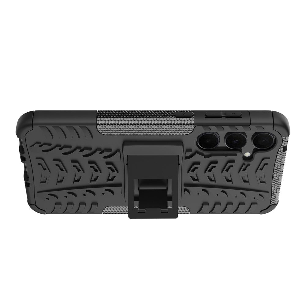 For Samsung Galaxy A35 5G Case Tire Pattern PC+TPU Kickstand Phone Cover