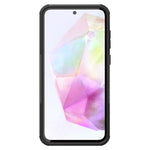 For Samsung Galaxy A35 5G Case Tire Pattern PC+TPU Kickstand Phone Cover