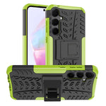 For Samsung Galaxy A35 5G Case Tire Pattern PC+TPU Kickstand Phone Cover