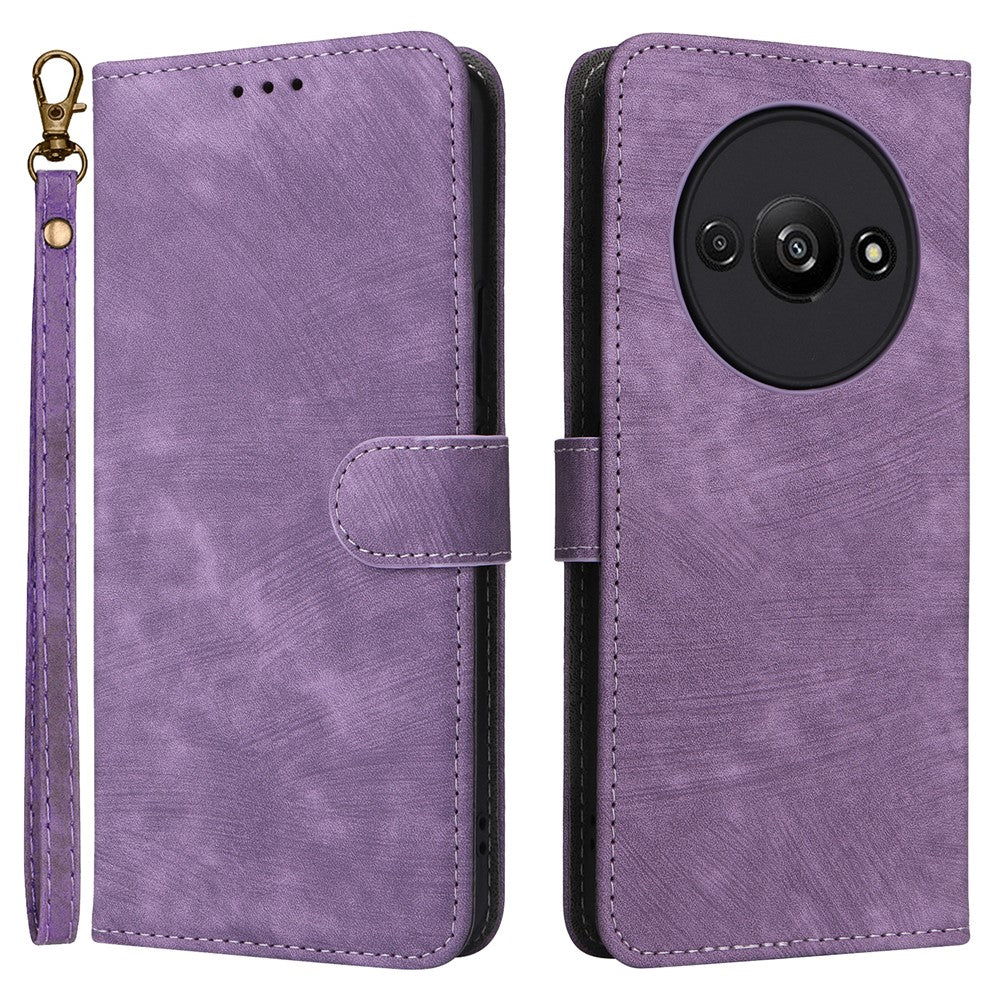 For Xiaomi Redmi A3 4G / Poco C61 4G Case RFID Blocking Wallet PU Leather Stand Phone Cover