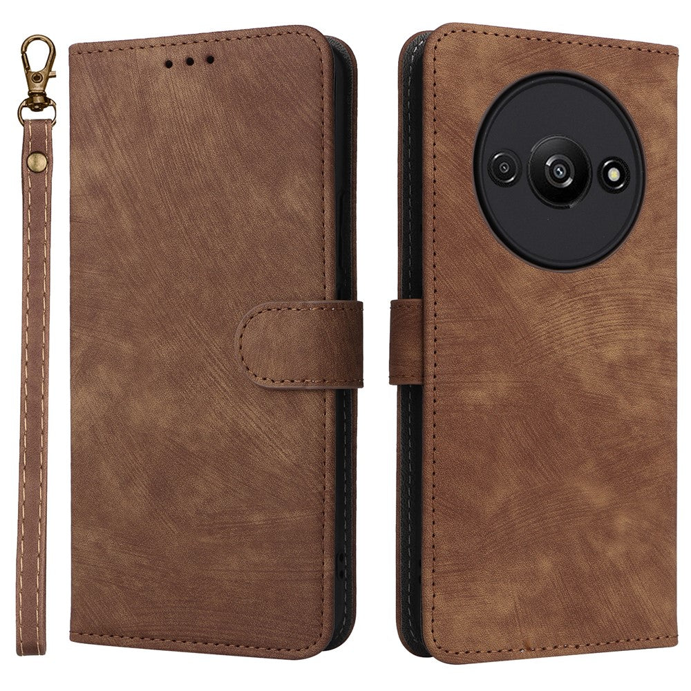 For Xiaomi Redmi A3 4G / Poco C61 4G Case RFID Blocking Wallet PU Leather Stand Phone Cover