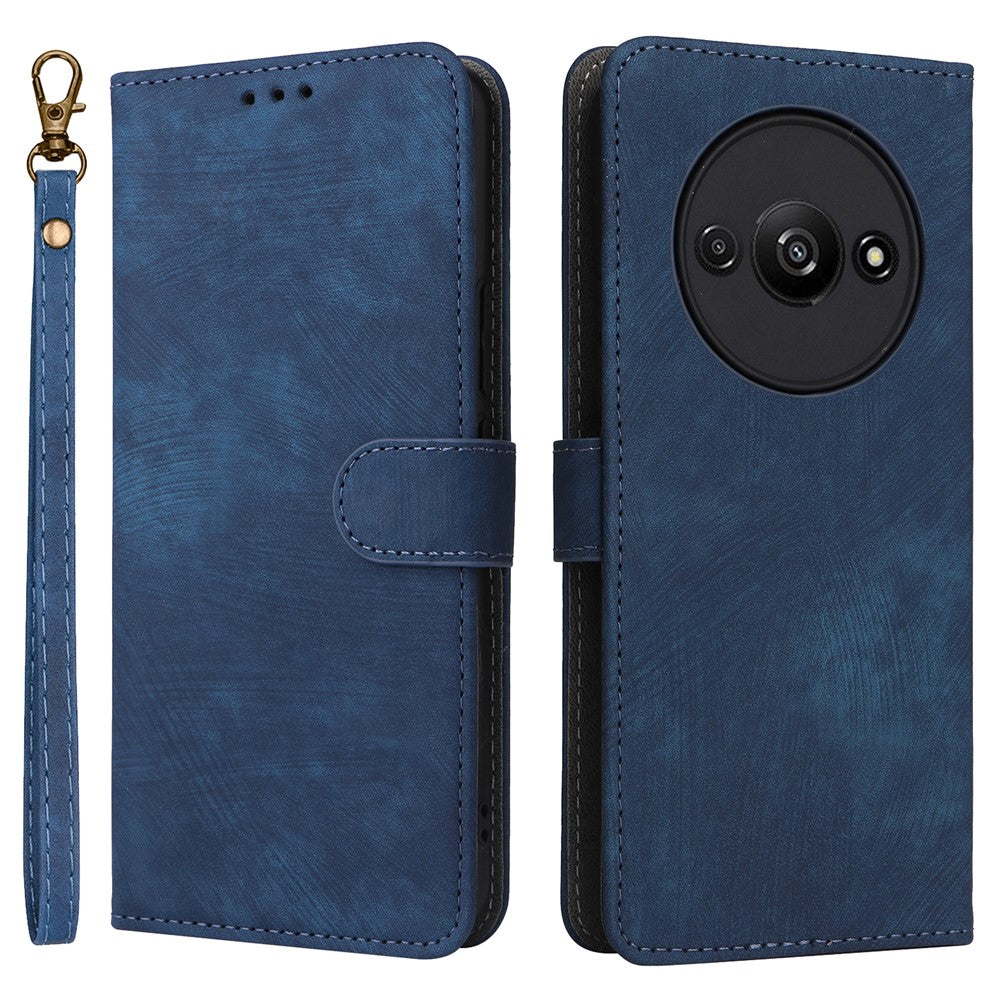 For Xiaomi Redmi A3 4G / Poco C61 4G Case RFID Blocking Wallet PU Leather Stand Phone Cover