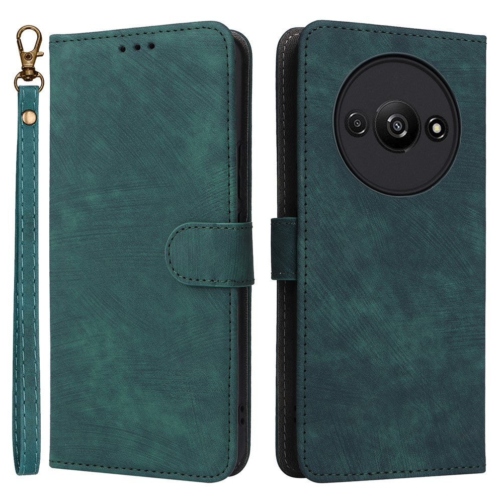 For Xiaomi Redmi A3 4G / Poco C61 4G Case RFID Blocking Wallet PU Leather Stand Phone Cover