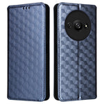 For Xiaomi Redmi A3 4G / Poco C61 4G Case Wallet PU Leather Phone Cover Rhombus Imprinted