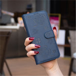 For Xiaomi Redmi A3 4G / Poco C61 4G Case Lucky Clover Leather Flip Phone Cover