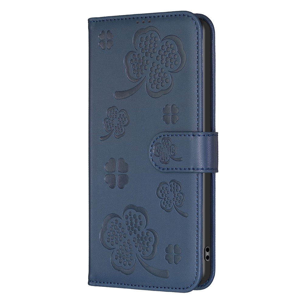 For Xiaomi Redmi A3 4G / Poco C61 4G Case Lucky Clover Leather Flip Phone Cover