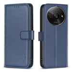 BINFEN COLOR BF17 For Xiaomi Redmi A3 4G / Poco C61 4G Case Leather Folio Wallet Phone Cover