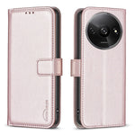 BINFEN COLOR BF17 For Xiaomi Redmi A3 4G / Poco C61 4G Case Leather Folio Wallet Phone Cover