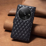 BINFEN COLOR BF Style-15 For Xiaomi Redmi A3 4G / Poco C61 4G Case Zipper Flip Shockproof Leather Phone Cover
