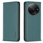 BINFEN COLOR BF18 For Xiaomi Redmi A3 4G / Poco C61 4G Case PU Leather Magnetic Closure Flip Phone Cover