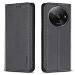 BINFEN COLOR BF18 For Xiaomi Redmi A3 4G / Poco C61 4G Case PU Leather Magnetic Closure Flip Phone Cover