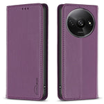 BINFEN COLOR BF18 For Xiaomi Redmi A3 4G / Poco C61 4G Case PU Leather Magnetic Closure Flip Phone Cover