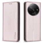 BINFEN COLOR BF18 For Xiaomi Redmi A3 4G / Poco C61 4G Case PU Leather Magnetic Closure Flip Phone Cover