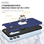 Til Samsung Galaxy A25 5G (Global) (161.0 x 76.5 x 8.3mm) Cover PC+TPU Kickstand Telefoncover