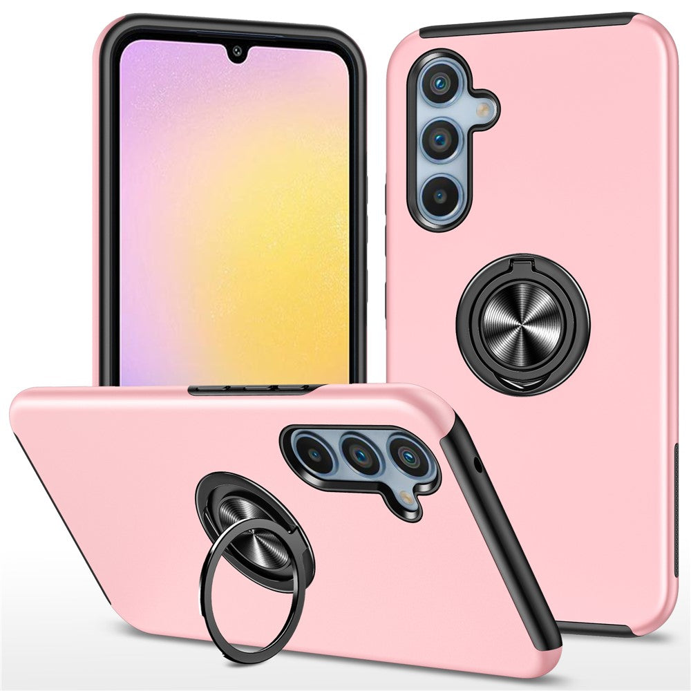 Til Samsung Galaxy A25 5G (Global) (161.0 x 76.5 x 8.3mm) Cover PC+TPU Kickstand Telefoncover