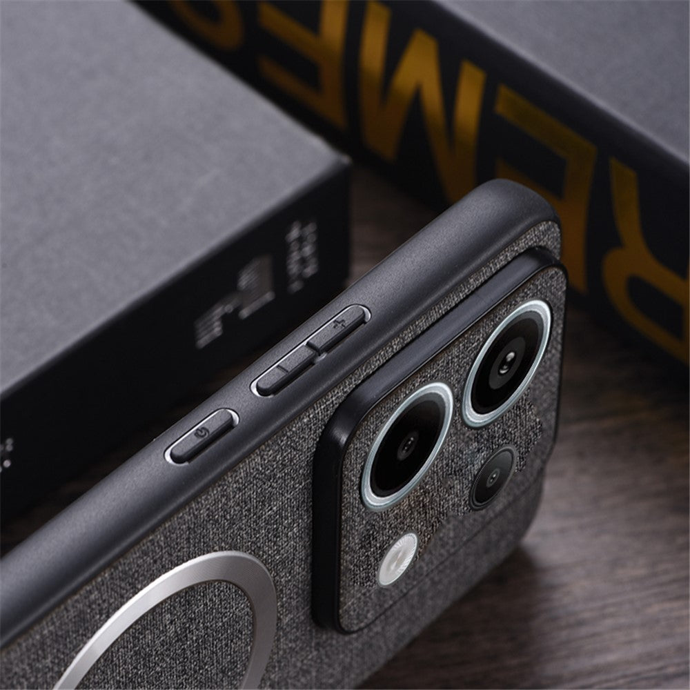 Xiaomi Redmi Note 13 Pro 5G / Poco X6 5G Mobilskal Tygtextur Magnetiskt Skal