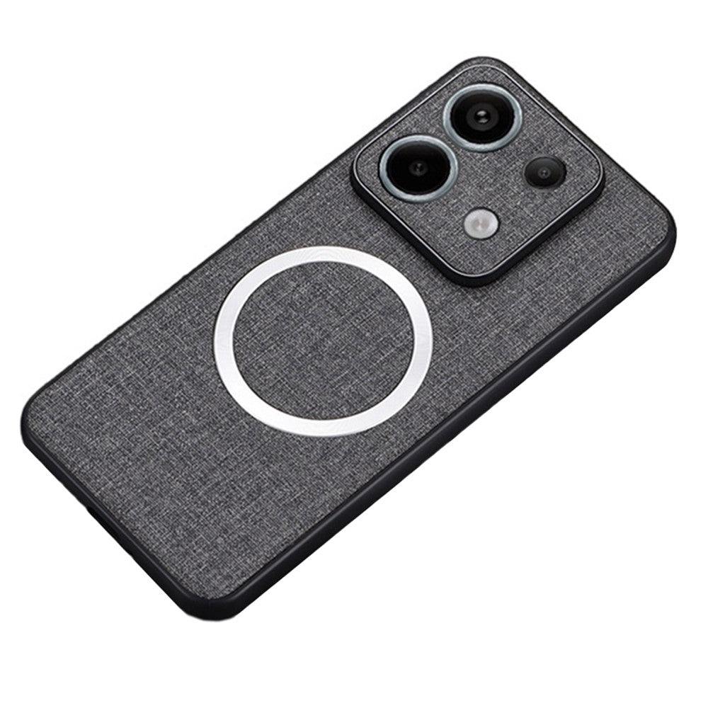 Xiaomi Redmi Note 13 Pro 5G / Poco X6 5G Mobilskal Tygtextur Magnetiskt Skal