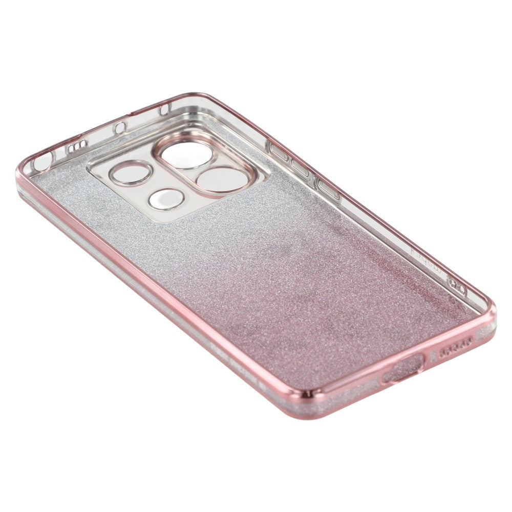 KADEM For Xiaomi Redmi Note 13 Pro 5G / Poco X6 5G Case Flower Pattern TPU Cover with Lanyard