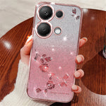 KADEM For Xiaomi Redmi Note 13 5G Cell Phone Cases Flower Design Soft TPU Cover