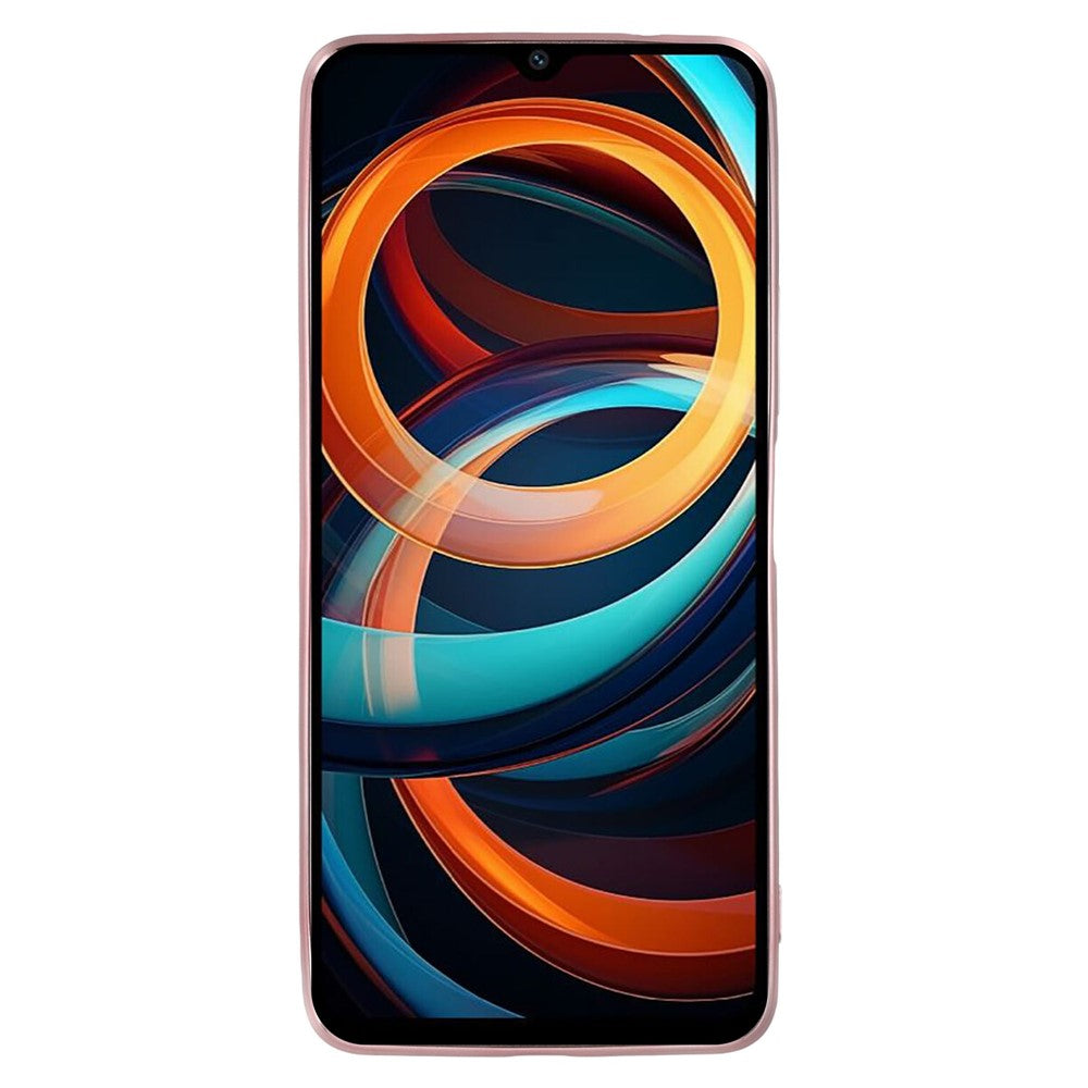 KADEM For Xiaomi Redmi A3 / Poco C61 4G TPU Case Rhinestone Flower Back Cover Ring Kickstand