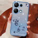 KADEM For Xiaomi Redmi Note 13 Pro 4G / Poco M6 Pro 4G Case Rhinestone Decor Mobile Phone TPU Cover