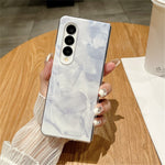For Samsung Galaxy Z Fold3 5G Cell Phone Case Shockproof Hard PC Rococo Style Cover