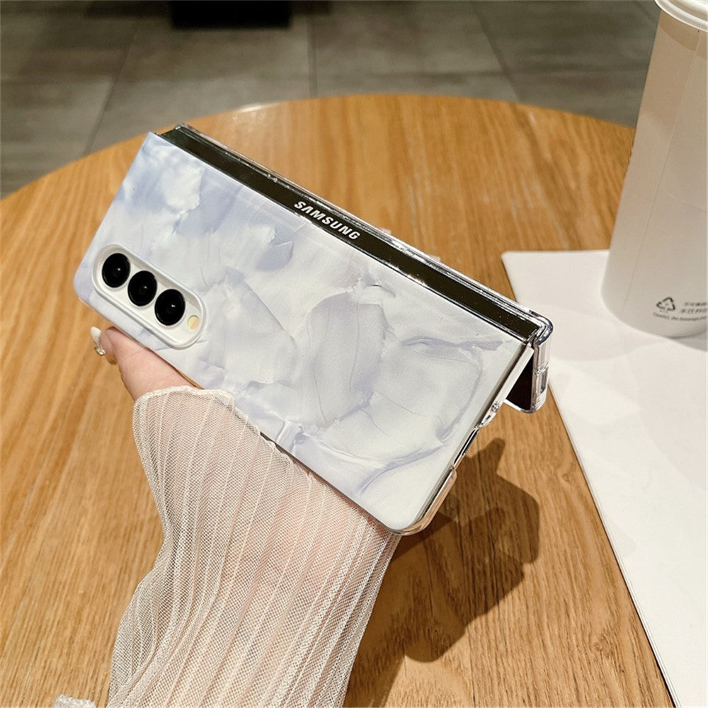 For Samsung Galaxy Z Fold3 5G Cell Phone Case Shockproof Hard PC Rococo Style Cover