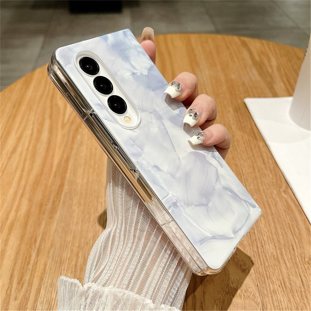 For Samsung Galaxy Z Fold3 5G Cell Phone Case Shockproof Hard PC Rococo Style Cover