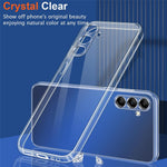 Samsung Galaxy A05s 4G-cover, fleksibelt TPU-mobilcover med 2 stk. 2.5D Arc-hærdet glasfilm