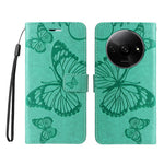 For Xiaomi Redmi A3 4G / Poco C61 4G Wallet Case Floral Butterfly Imprinted Leather Phone Cover Stand