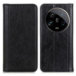For Xiaomi 14 Ultra Case Litchi Texture Split Leather Wallet Phone Cover Magnetic Closing