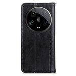 For Xiaomi 14 Ultra Case Litchi Texture Split Leather Wallet Phone Cover Magnetic Closing