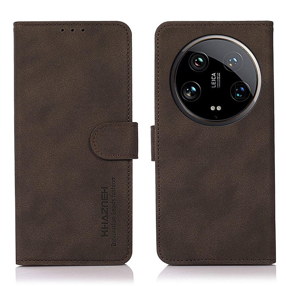 KHAZNEH For Xiaomi 14 Ultra Leather Case Wallet Stand Protective Phone Cover