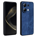 AZNS För Xiaomi Redmi Note 13 4G Skal Reptåligt PU-läderbelagt TPU mobilskal
