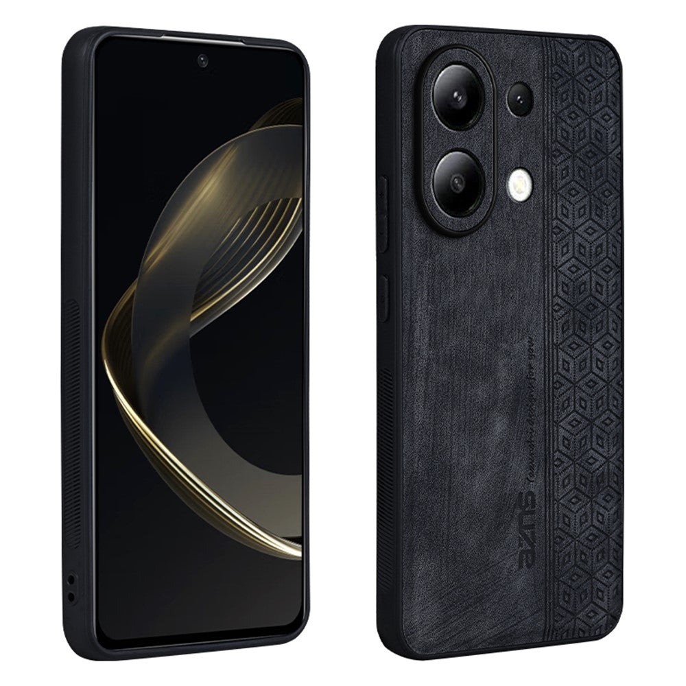 AZNS För Xiaomi Redmi Note 13 4G Skal Reptåligt PU-läderbelagt TPU mobilskal
